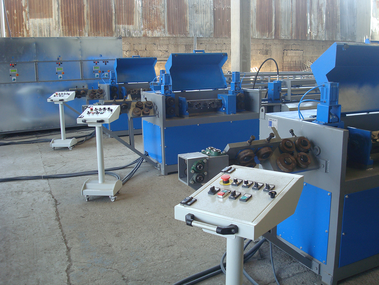 Wire Straightening And Cutting Machines 